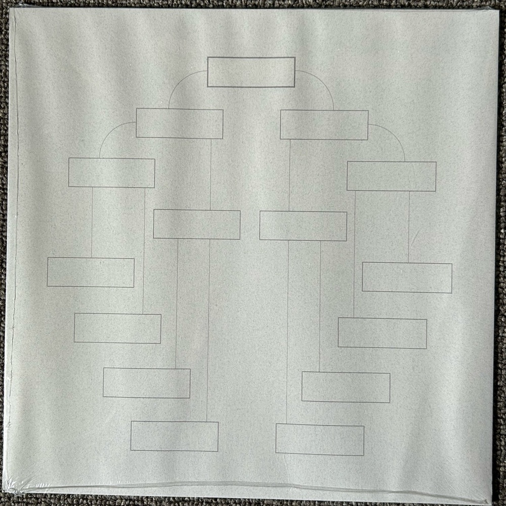 New! Creative Memories Spargo Family Chart